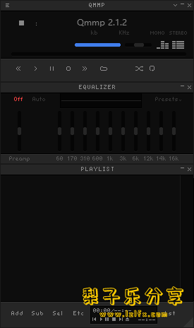 Qmmp(开源音乐播放器) v2.1.9 便携版-梨子乐分享