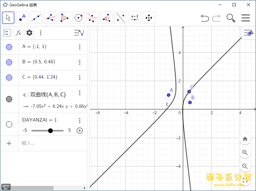 GeoGebra(数学软件)v6.0.827 中文免费版-梨子乐分享