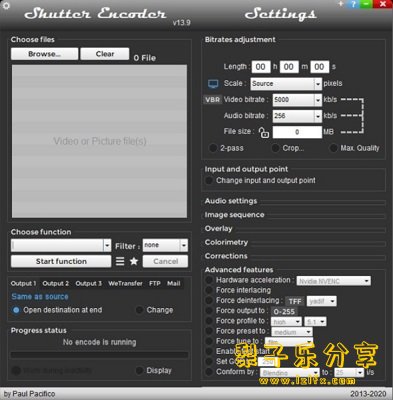Shutter Encoder(多媒体转换工具) v18.5 中文免费版-梨子乐分享
