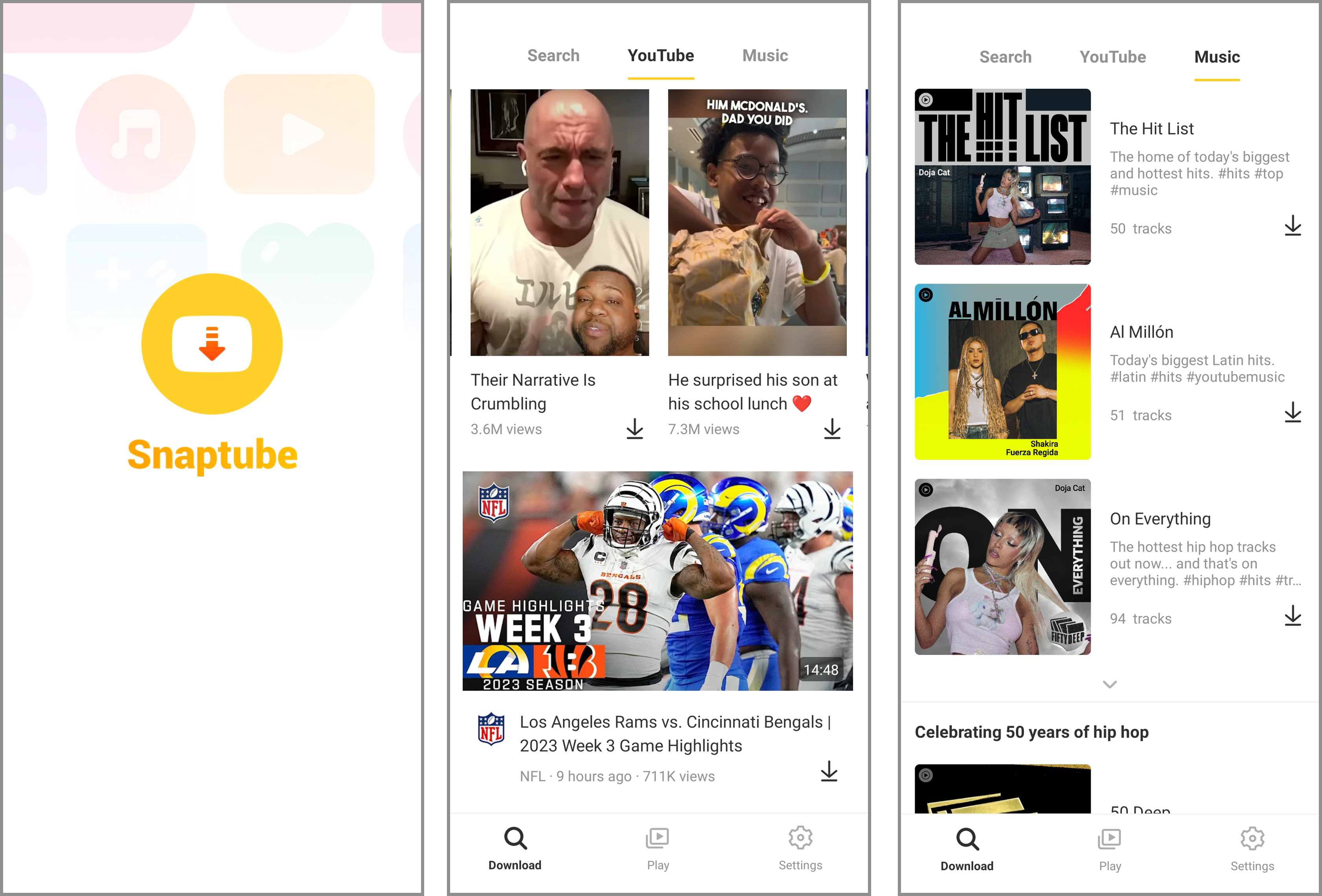 安卓APP-油管下载器（Snaptube）v7.29.1.72974001 极速下载YouTube视频和音乐-梨子乐分享