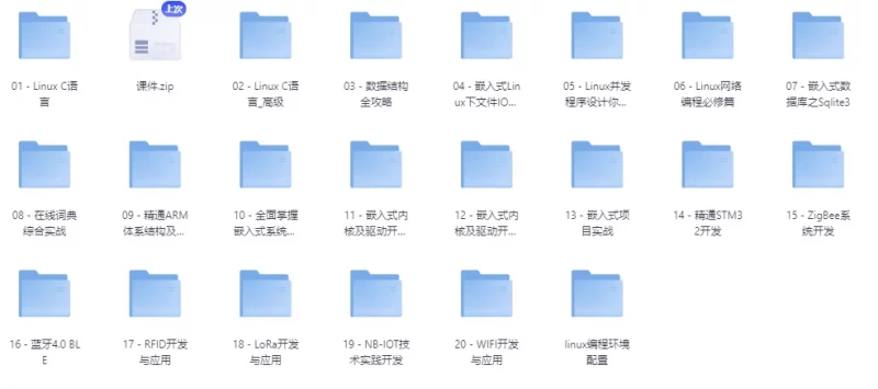 物联网开发+嵌入式开发 - 带源码课件-梨子乐分享