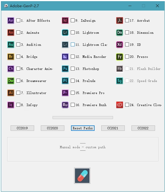 图片[1]-Adobe 通杀补丁 GenP/Zii 中文免费版-梨子乐分享