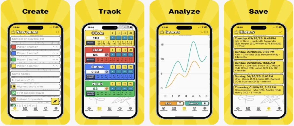 图片[1]-安卓APP-MyScoreTracker 游戏记录工具 v1.6.9 Paid-梨子乐分享