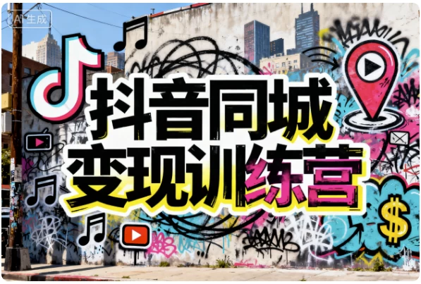 抖音同城变现训练营-梨子乐分享