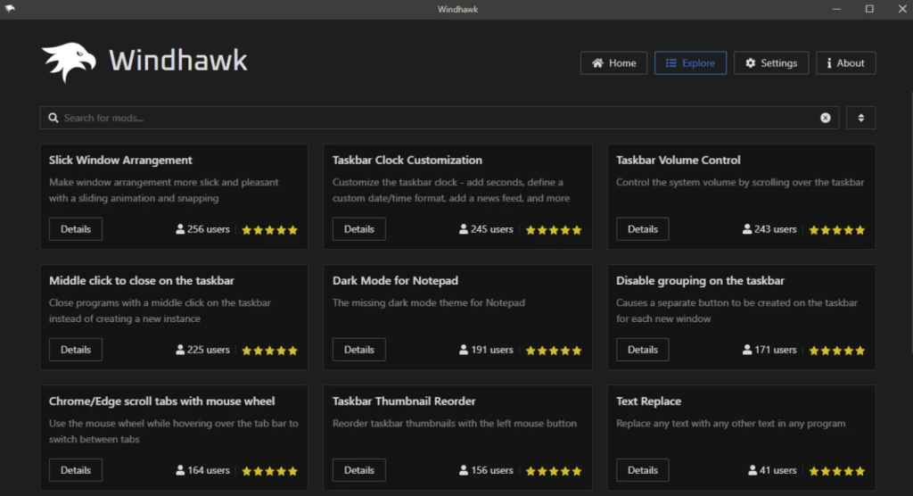 图片[1]-windhawk 自定义修改软件 v1.7.3 多语便携版-梨子乐分享
