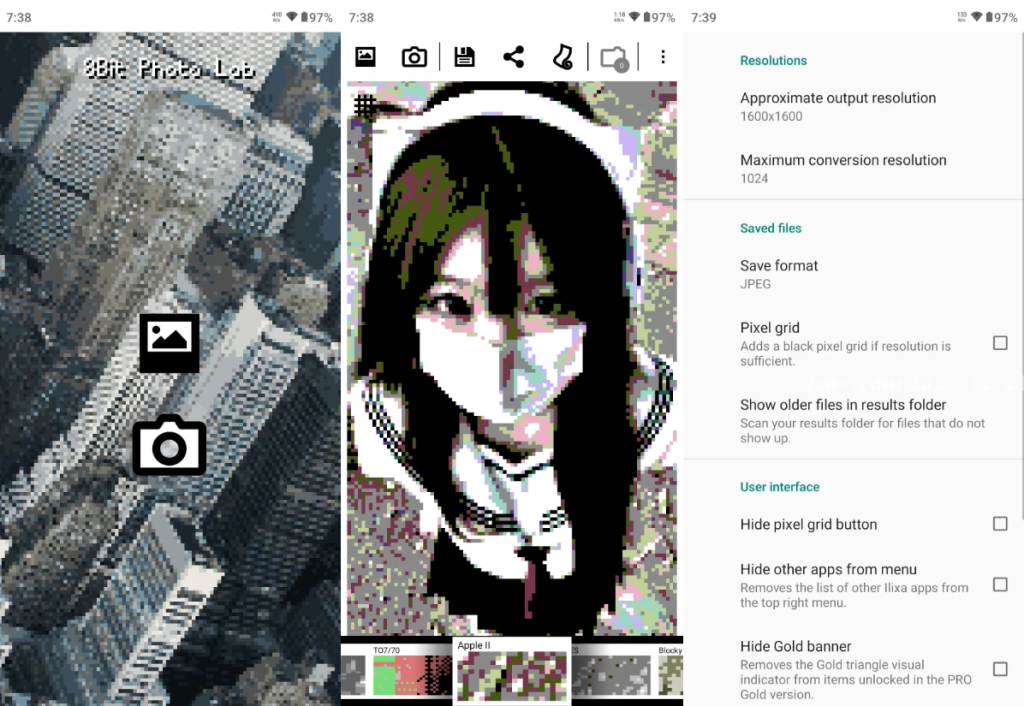 图片[1]-安卓APP-8Bit Photo Lab 像素风格照片 v1.11 解锁高级版-梨子乐分享