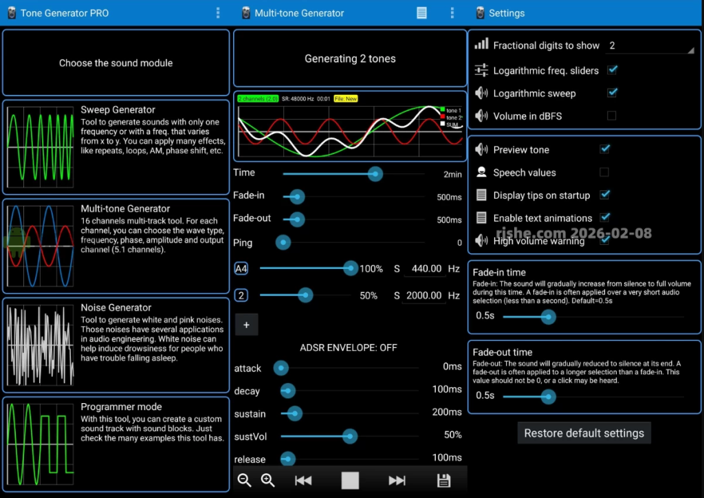 图片[1]-安卓APP-Tone Generator v3.97 解锁高级版-梨子乐分享