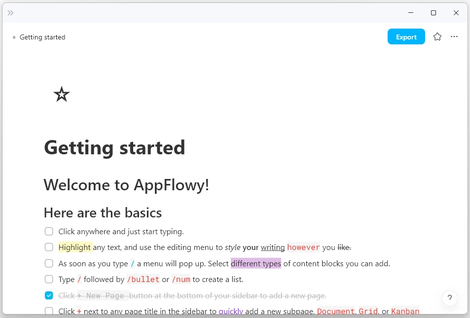 图片[1]-AppFlowy 本地笔记 v0.11.3 绿色版-梨子乐分享