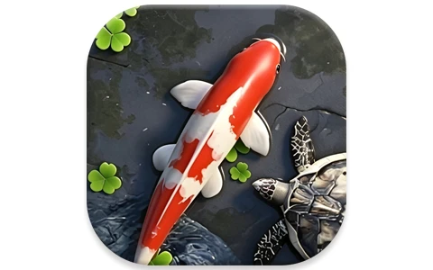 安卓APP-Water Garden 鱼池 v2.08，逼真的锦鲤池塘动态壁纸-梨子乐分享